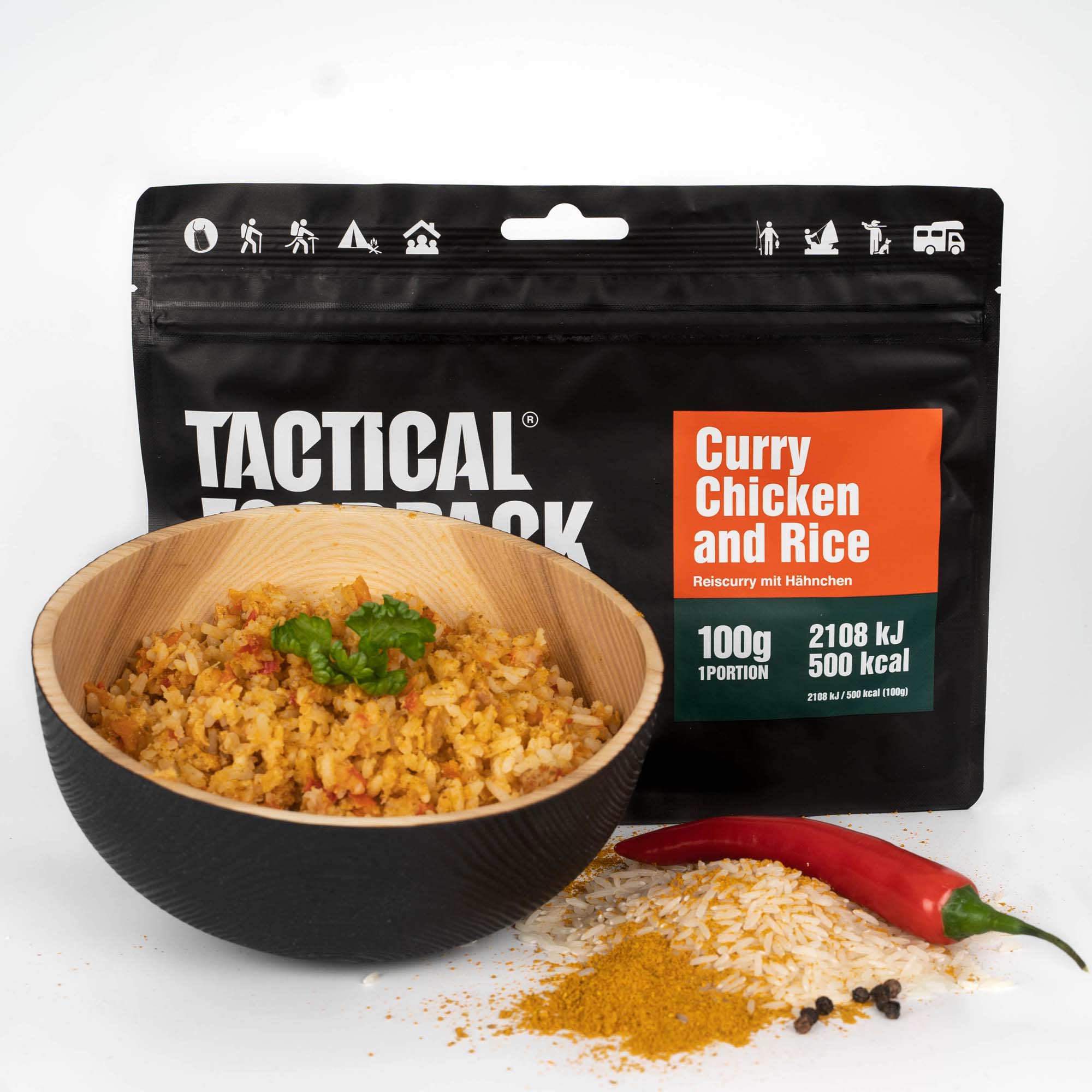 Curry Chicken and Rice 100g - Image 2
