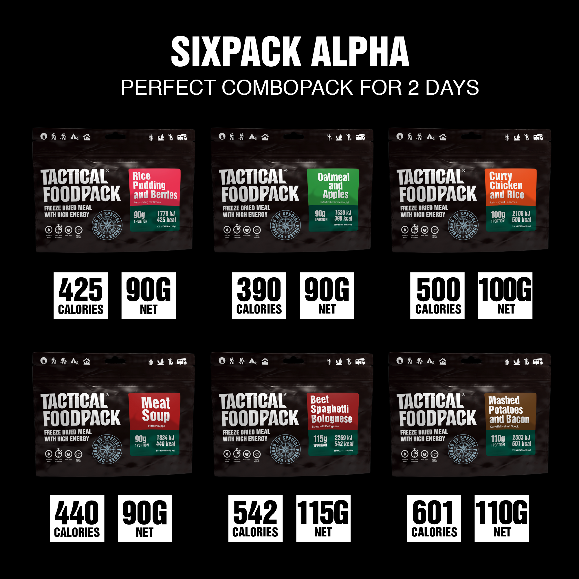 Tactical Sixpack Alpha 595g - Image 2