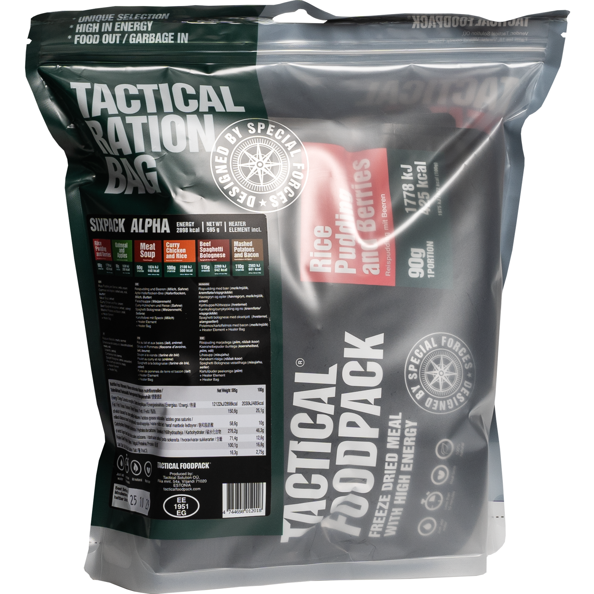 Tactical Sixpack Alpha 595g